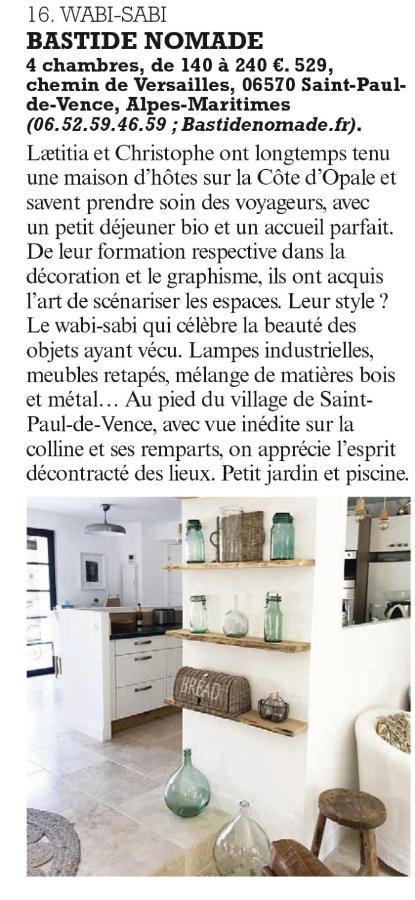 Bastide Nomade - Guest House Saint-Paul-de-Vence Extérieur photo